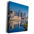 3dRose USA, Minnesota, St. Paul, elevated skyline from... - Museum Grade Canvas Wrap (cw_192196)