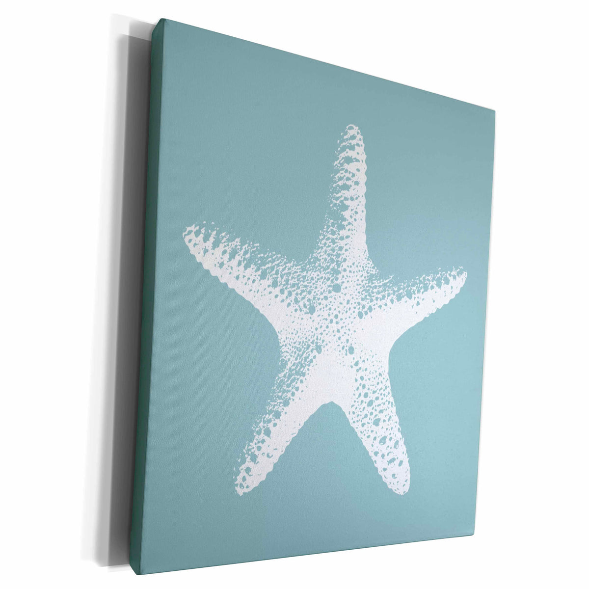 3dRose PS Beach - Summer Starfish - Museum Grade Canvas Wrap (cw_192651)
