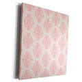 3dRose Elegant Red Medallion Pattern - Museum Grade Canvas Wrap (cw_192866)
