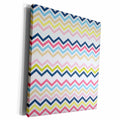 3dRose EvaDane - Prints - Multicolor Chevron. - Museum Grade Canvas Wrap (cw_193381)