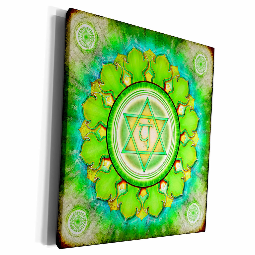 3dRose EvaDane - Prints - Fourth chakra. - Museum Grade Canvas Wrap (cw_193594)