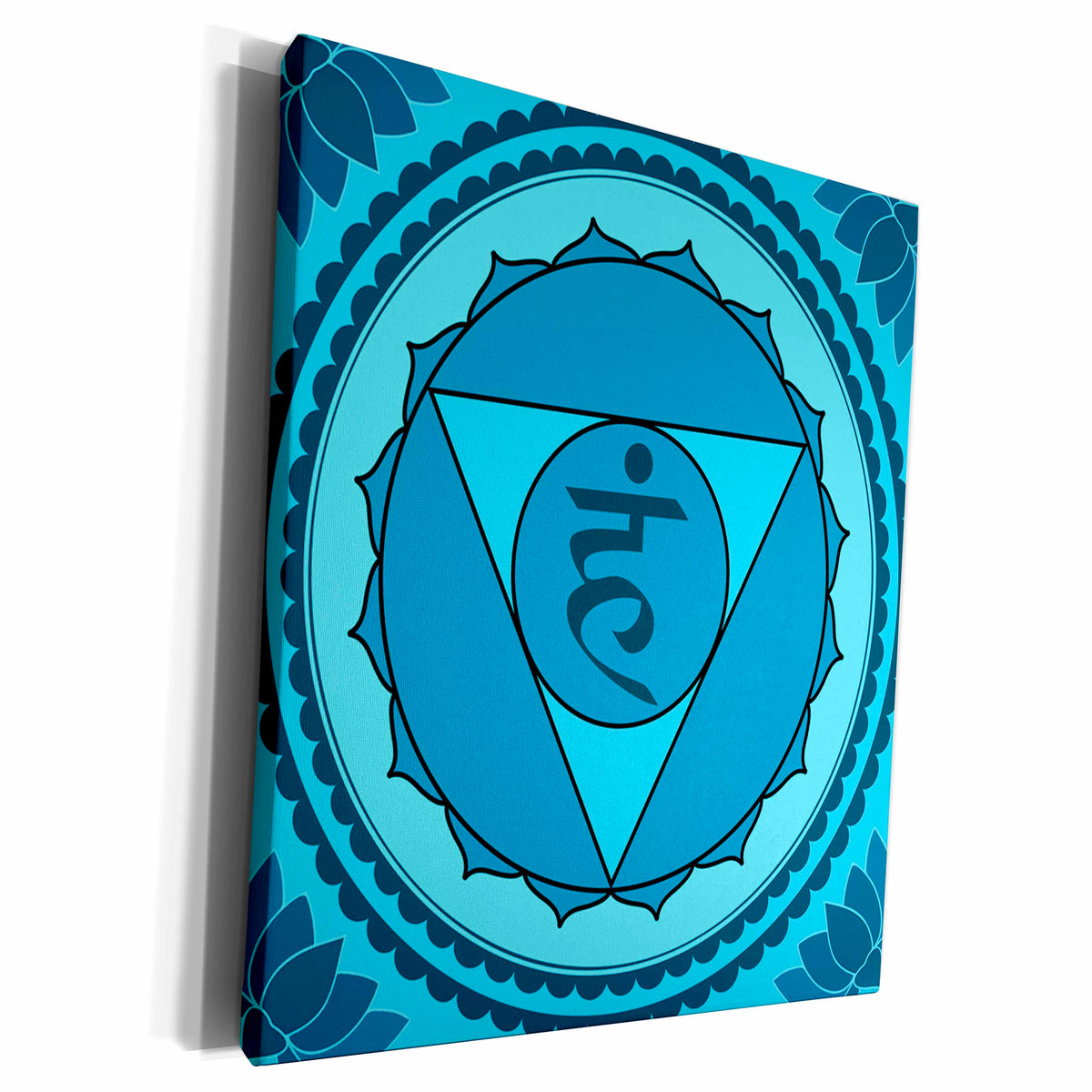 3dRose EvaDane - Prints - Fifth chakra. - Museum Grade Canvas Wrap (cw_193595)