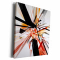 3dRose Tangled Rectangles 1 abstract geometric digital art in... - Museum Grade Canvas Wrap (cw_19425)