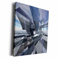 3dRose Checker Cubes abstract three dimensional checker board... - Museum Grade Canvas Wrap (cw_19436)