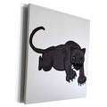 3dRose Leaping Panther Art - Museum Grade Canvas Wrap (cw_196088)