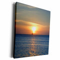 3dRose BrooklynMeMe View - Aruba Sunset 1 - Museum Grade Canvas Wrap (cw_200905)