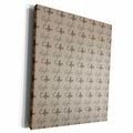 3dRose PS Inspirations - Brown Coffee Words - Museum Grade Canvas Wrap (cw_201488)