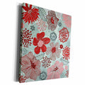 3dRose Ancello Doodles - Doodle Flowers - Museum Grade Canvas Wrap (cw_201661)