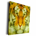 3dRose Ancello Abstract Animals - Abstract Tiger - Museum Grade Canvas Wrap (cw_201664)