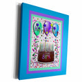 3dRose Happy Birthday 80th Chocolate Cake - Museum Grade Canvas Wrap (cw_20201)