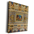 3dRose Hungary, Budapest, Book Cafe Ceiling. - Museum Grade Canvas Wrap (cw_206419)