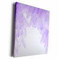 3dRose Light Purple Floral Arc - Museum Grade Canvas Wrap (cw_20661)