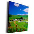 3dRose Farm buildings and fields, Caledon, Western Cape,... - Museum Grade Canvas Wrap (cw_208449)