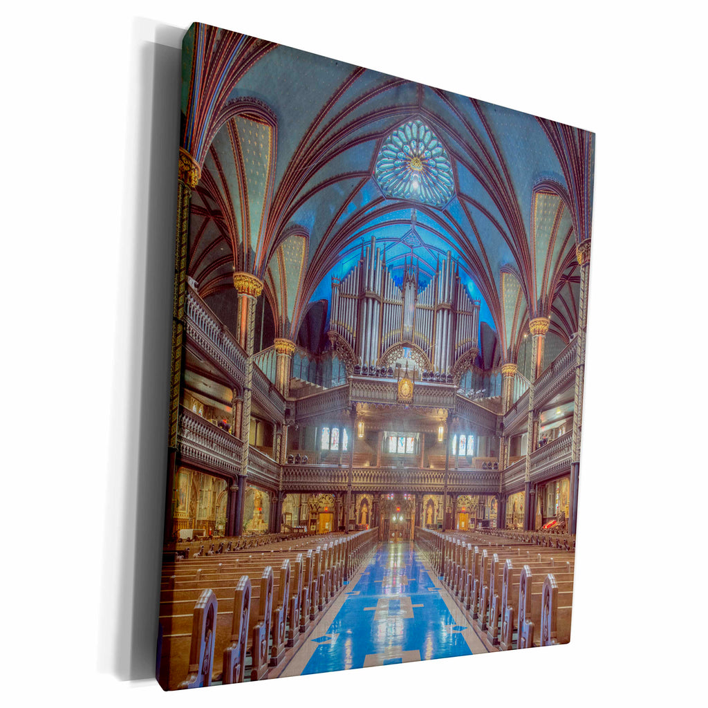 3dRose Canada - Notre Dame Basilica. - Museum Grade Canvas Wrap (cw_210145)