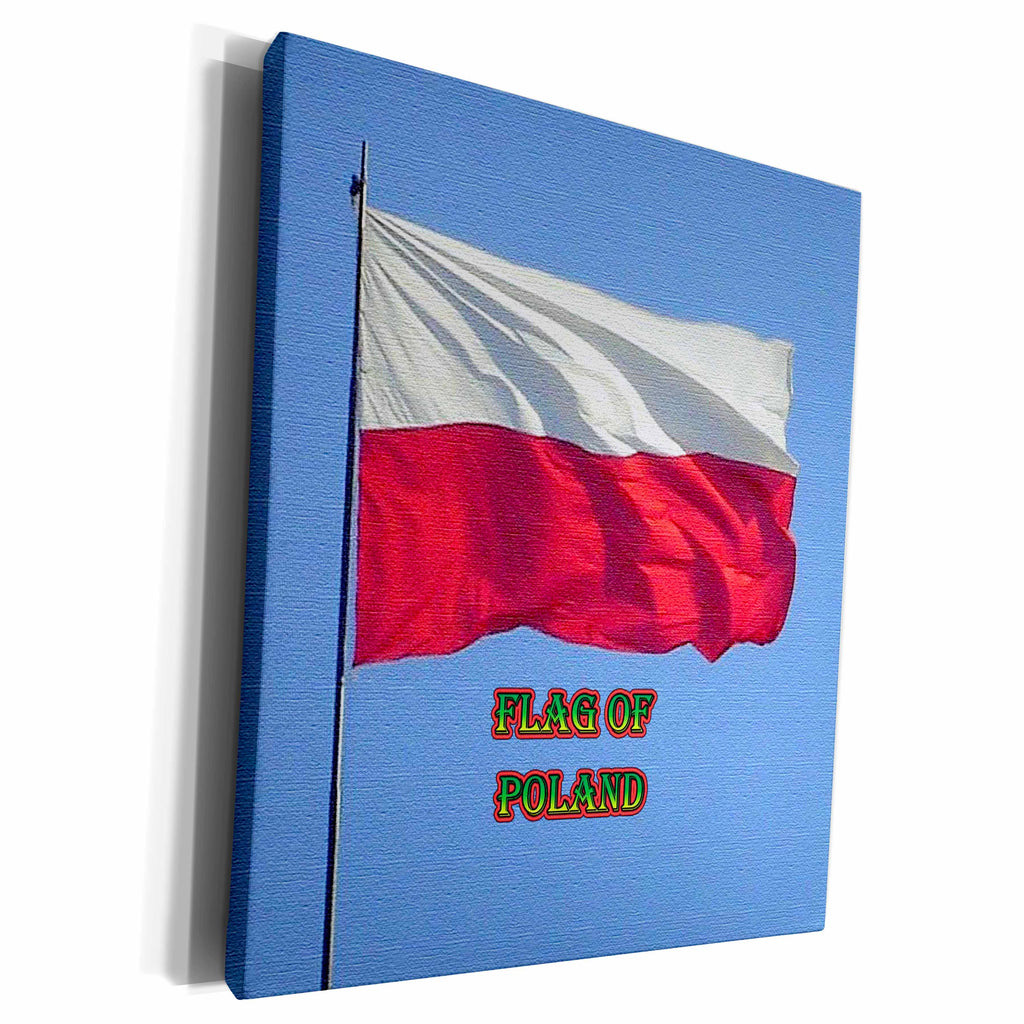 3dRose Flag of Poland Canvas Photo - Museum Grade Canvas Wrap (cw_210539)