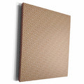 3dRose Brown and White Greek Key Pattern - Museum Grade Canvas Wrap (cw_210806)