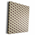 3dRose Brown Smoking Pipes Pattern - Museum Grade Canvas Wrap (cw_210849)