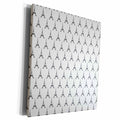 3dRose Rows of Gray Eiffel Towers Pattern - Museum Grade Canvas Wrap (cw_210930)