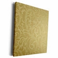 3dRose Gold Embossed Effect Flourish Pattern - Museum Grade Canvas Wrap (cw_210948)