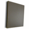 3dRose Small Green, Beige, and Black Argyle Pattern - Museum Grade Canvas Wrap (cw_210965)