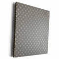 3dRose Gray and White French Diamond Pattern - Museum Grade Canvas Wrap (cw_210973)