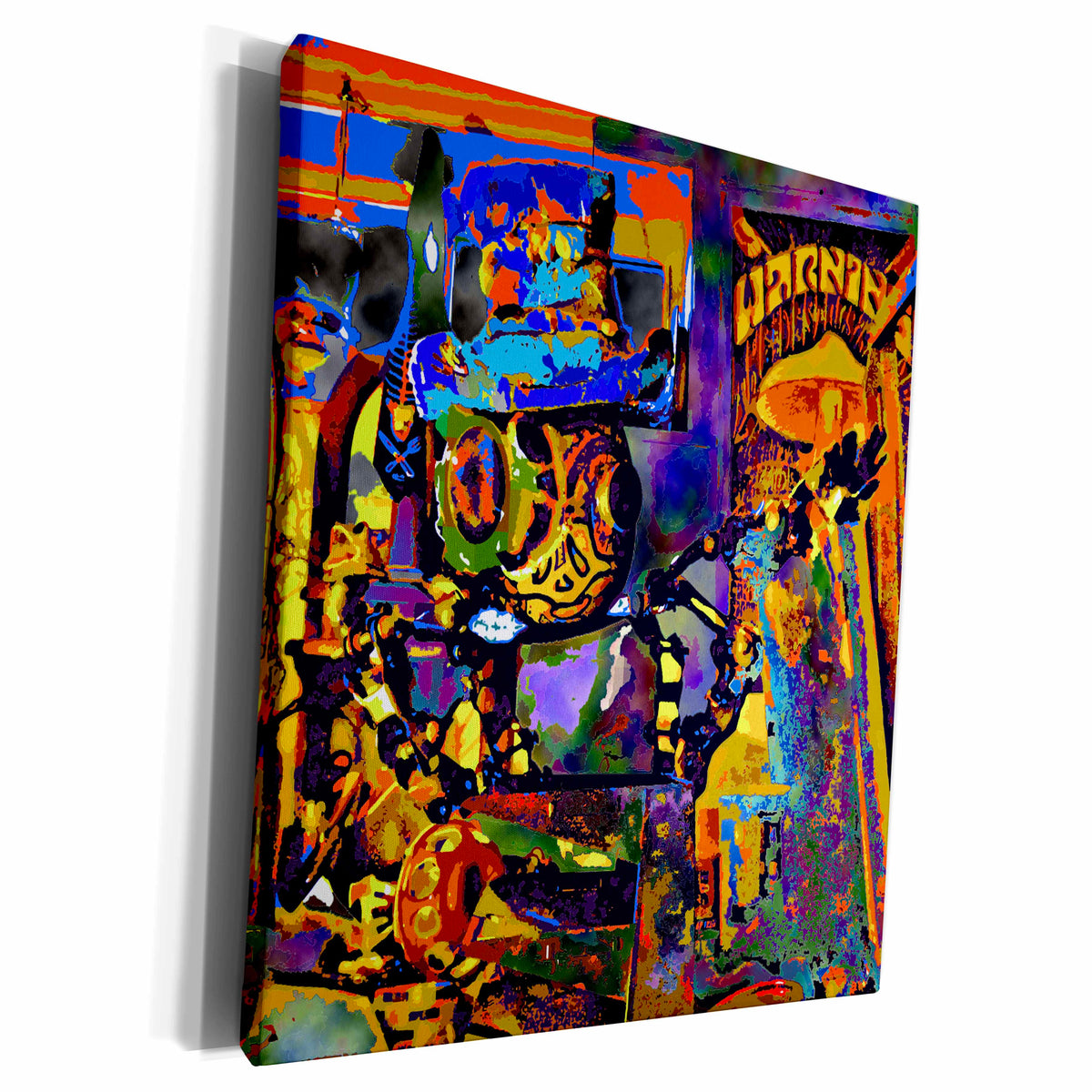 3dRose STEAMPUNK SPIDER IN CLUTTER - Museum Grade Canvas Wrap (cw_211832)