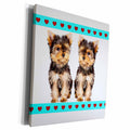 3dRose RinaPiro - Dogs - Tea cup yorkies friends - Museum Grade Canvas Wrap (cw_212052)