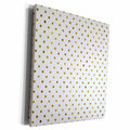 3dRose PS Chic - Chic Gold Dots - Museum Grade Canvas Wrap (cw_212104)