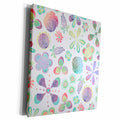 3dRose Boho Watercolor Floral Pattern - Museum Grade Canvas Wrap (cw_212490)