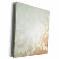 3dRose White On Light Blue and Light Pink Bokeh Sparkle - Museum Grade Canvas Wrap (cw_213665)