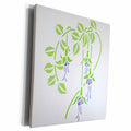 3dRose Pretty Periwinkle Blue Bleeding Hearts Flowers... - Museum Grade Canvas Wrap (cw_213862)