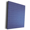 3dRose Blue and White Greek Key Pattern - Museum Grade Canvas Wrap (cw_215889)