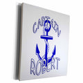 3dRose Captain Robert. Personalized quotes. - Museum Grade Canvas Wrap (cw_216604)