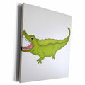 3dRose Cute Alligator Illustration - Museum Grade Canvas Wrap (cw_222523)