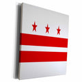 3dRose Image of District Of Columbia Flag - Museum Grade Canvas Wrap (cw_223405)