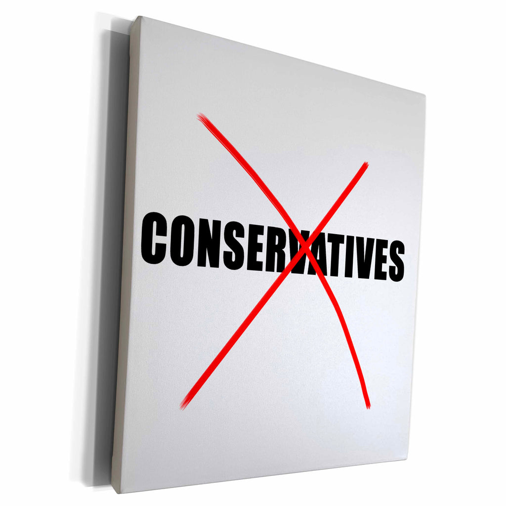 3dRose EvaDane - Quotes - Conservatives - Museum Grade Canvas Wrap (cw_224029)
