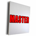 3dRose EvaDane - Quotes - Master Red - Museum Grade Canvas Wrap (cw_224045)