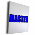 3dRose EvaDane - Quotes - Master Blue - Museum Grade Canvas Wrap (cw_224048)