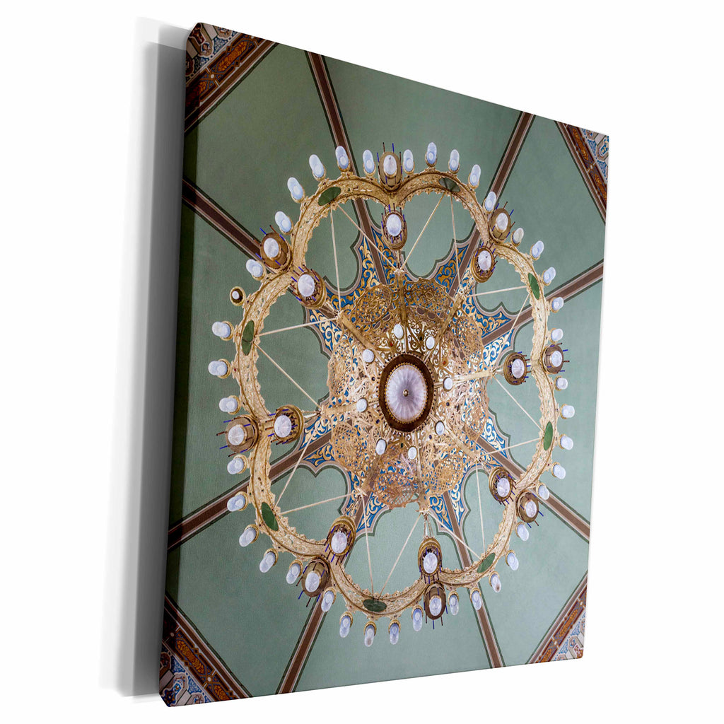 3dRose Bulgaria, Sofia, Sofia Synagogue in interior - Museum Grade Canvas Wrap (cw_227036)