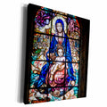 3dRose Stained glass window, Jeronimos Monastery, Lisbon,... - Museum Grade Canvas Wrap (cw_227809)