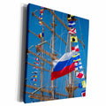 3dRose Romania, Constanta, Constanta Port, Regatta, signal... - Museum Grade Canvas Wrap (cw_227913)