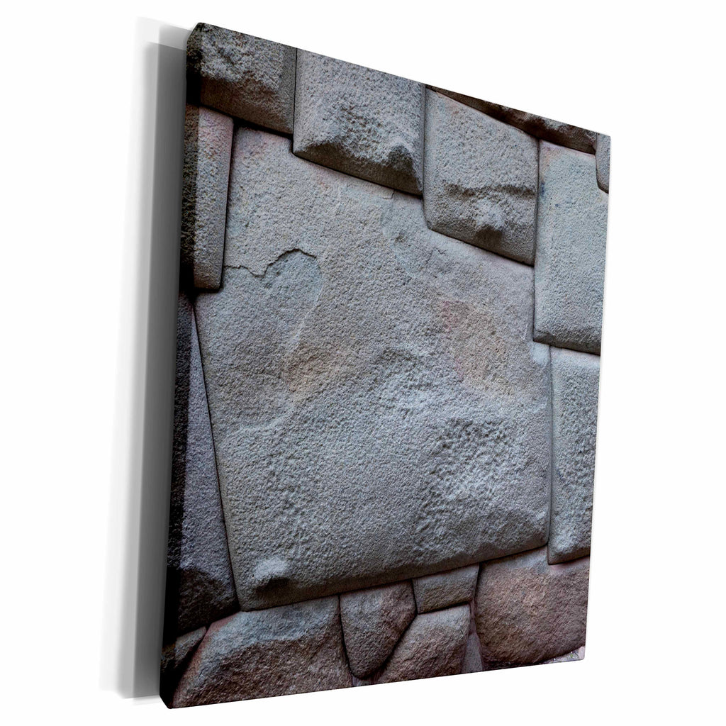 3dRose Inca stonework, Cusco, Urubamba Province, Peru - Museum Grade Canvas Wrap (cw_229259)