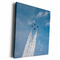 3dRose USAF Thunderbirds flying formation - Museum Grade Canvas Wrap (cw_230544)