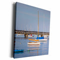 3dRose Massachusetts, Cape Cod, West End, boats - Museum Grade Canvas Wrap (cw_230913)