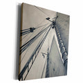 3dRose Massachusetts, view from below, sails and masts - Museum Grade Canvas Wrap (cw_230942)