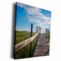 3dRose Minnesota, Duluth, Park Point, Boardwalk over Dunes - Museum Grade Canvas Wrap (cw_231009)