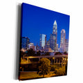 3dRose North Carolina, Charlotte, dawn - Museum Grade Canvas Wrap (cw_231433)