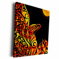 3dRose Phoenix Fantasy Fire Tribal - Museum Grade Canvas Wrap (cw_23172)