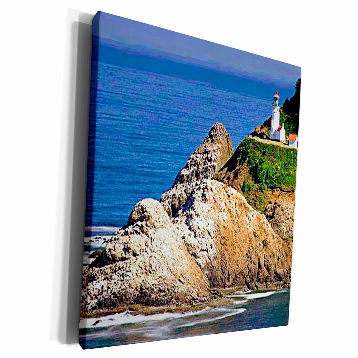 3dRose Light House - Light House - Museum Grade Canvas Wrap (cw_235)
