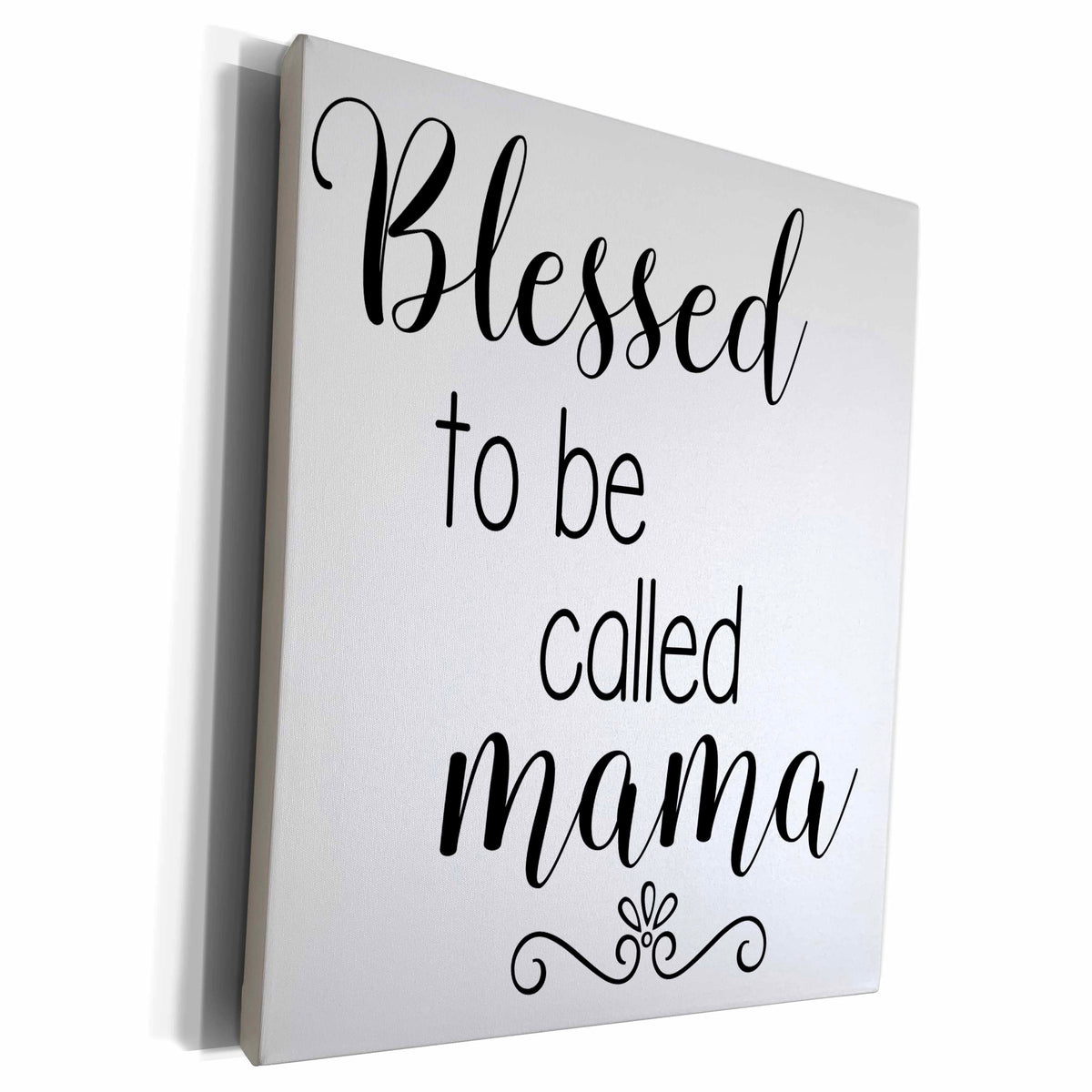 3dRose Blessed to be Called Mama - Museum Grade Canvas Wrap (cw_235564)